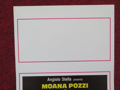 PROVOCAZIONE ITALIAN LOCANDINA POSTER MOANA POZZI MARINO MASE 1988