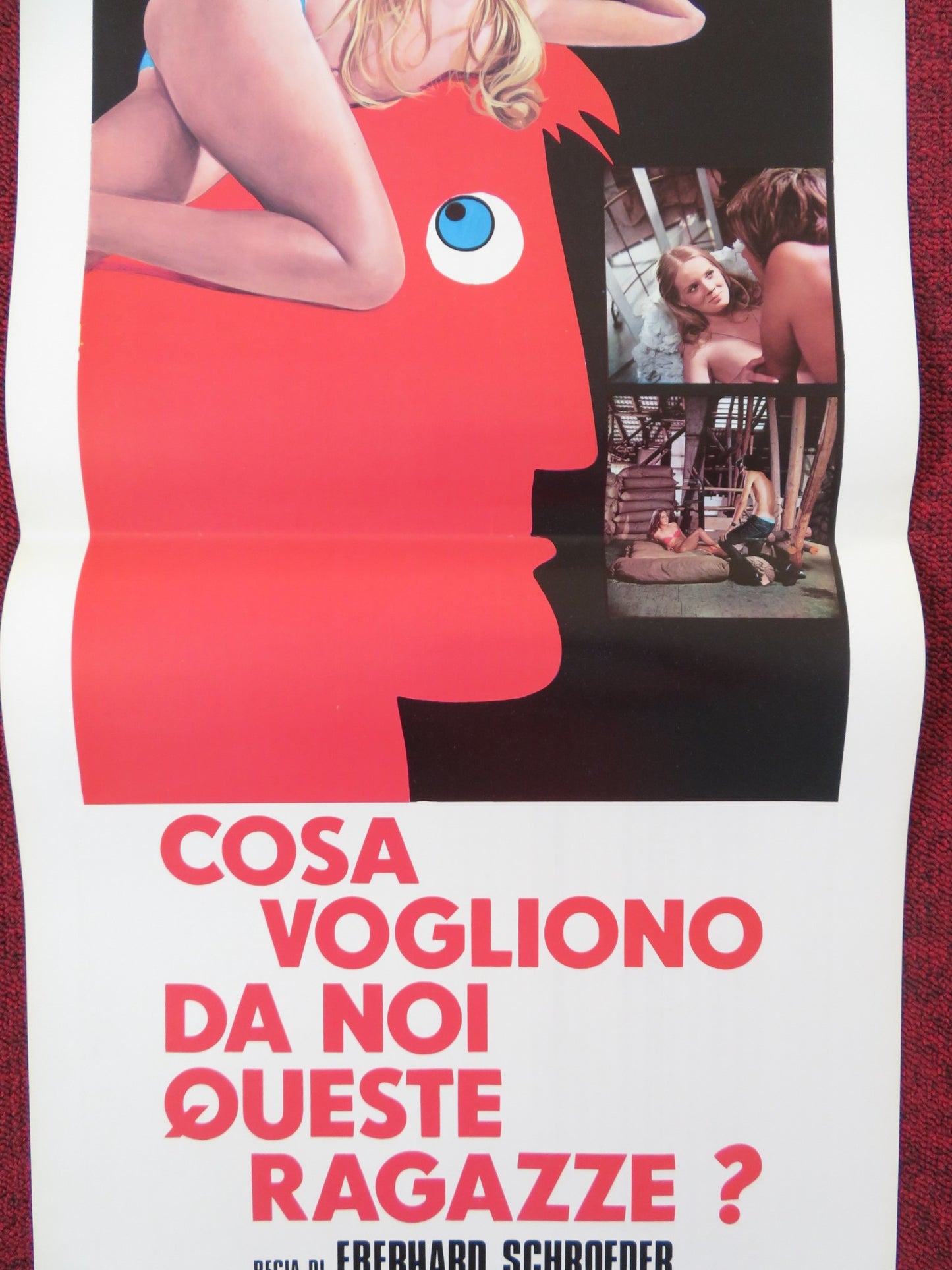 FRESH, YOUNG AND SEXY ITALIAN LOCANDINA POSTER SASCHA HENN ASTRID KILIAN 1972