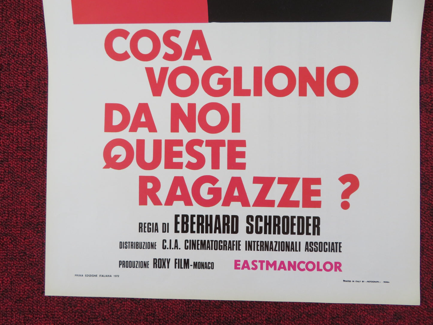 FRESH, YOUNG AND SEXY ITALIAN LOCANDINA POSTER SASCHA HENN ASTRID KILIAN 1972