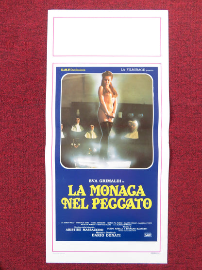 CONVENT OF SINNERS ITALIAN LOCANDINA POSTER EVA GRIMALDI KARIN WELL 1986