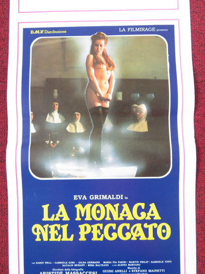 CONVENT OF SINNERS ITALIAN LOCANDINA POSTER EVA GRIMALDI KARIN WELL 1986