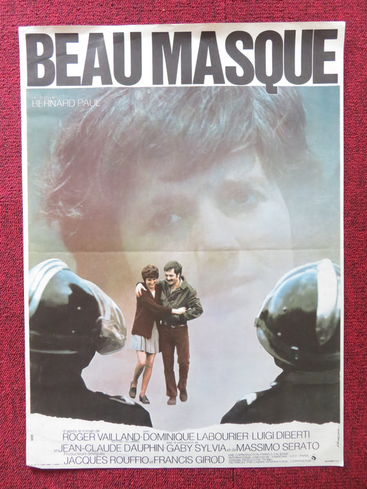 HANDSOME FACE FRENCH POSTER BERNARD PAUL LUIGI DIBERTI 1972