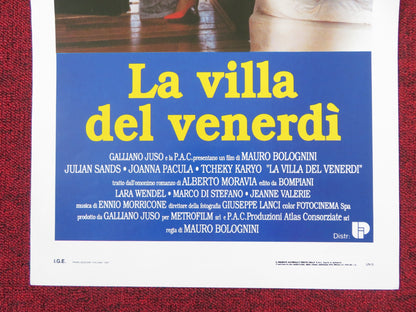 HUSBANDS AND LOVERS ITALIAN LOCANDINA POSTER JULIAN SANDS JOANNA PACULA 1991