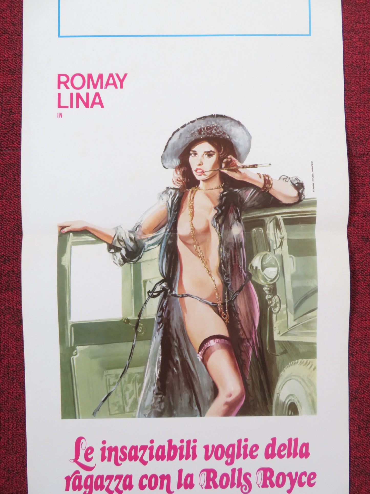 ROLLS ROYCE BABY ITALIAN LOCANDINA POSTER LINA ROMAY ERIC FALK 1975