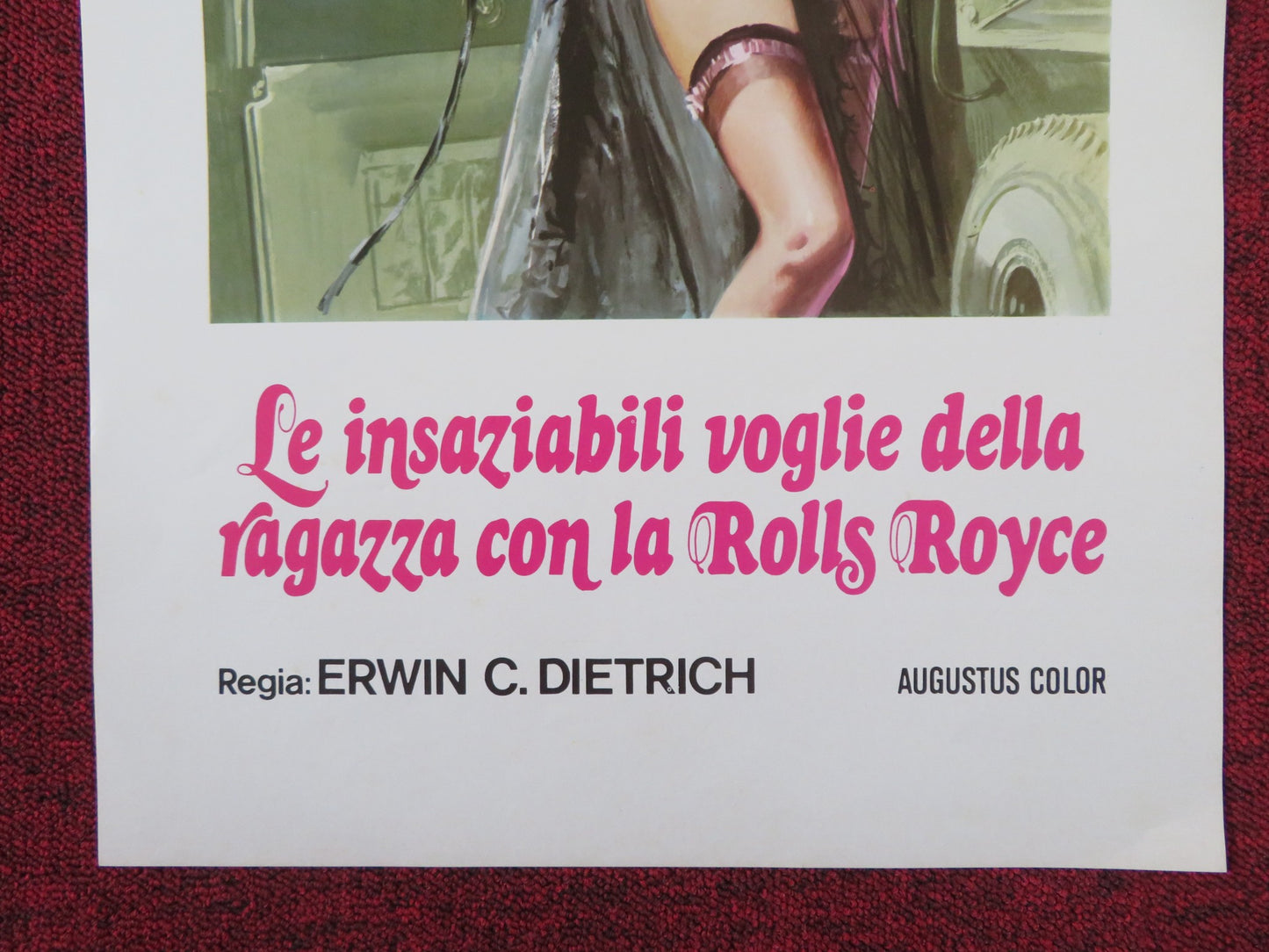 ROLLS ROYCE BABY ITALIAN LOCANDINA POSTER LINA ROMAY ERIC FALK 1975