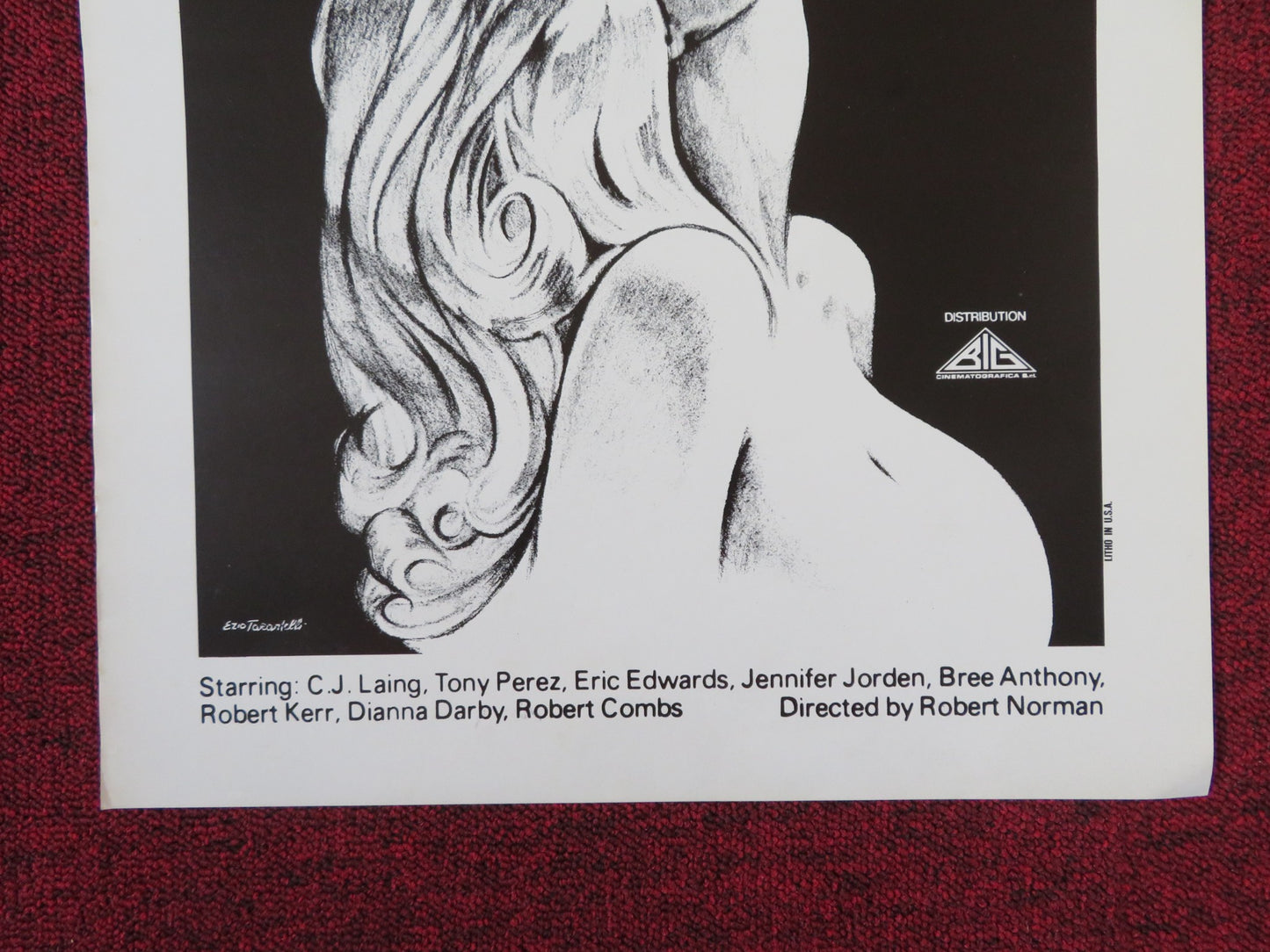 QUELLA VIZIOSA DI MIA MOGLIE ITALIAN LOCANDINA POSTER C. J. LAING T. PEREZ 1975