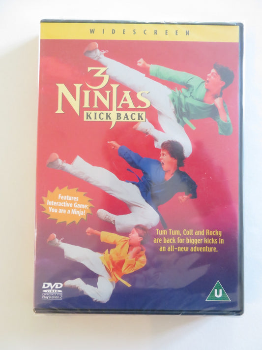 3 NINJAS KICK BACK (DVD) VICTOR WONG MAX ELLIOTT SLADE 1994 REGION 2