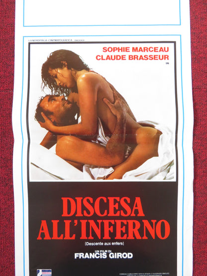 DESCENT INTO HELL ITALIAN LOCANDINA POSTER SOPHIE MARCEAU CLAUDE BRASSEUR 1987