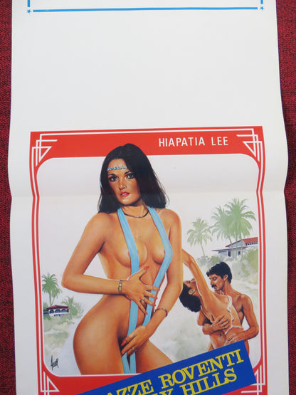 LET'S GET PHYSICAL ITALIAN LOCANDINA POSTER HYAPATIA LEE PAUL THOMAS 1986