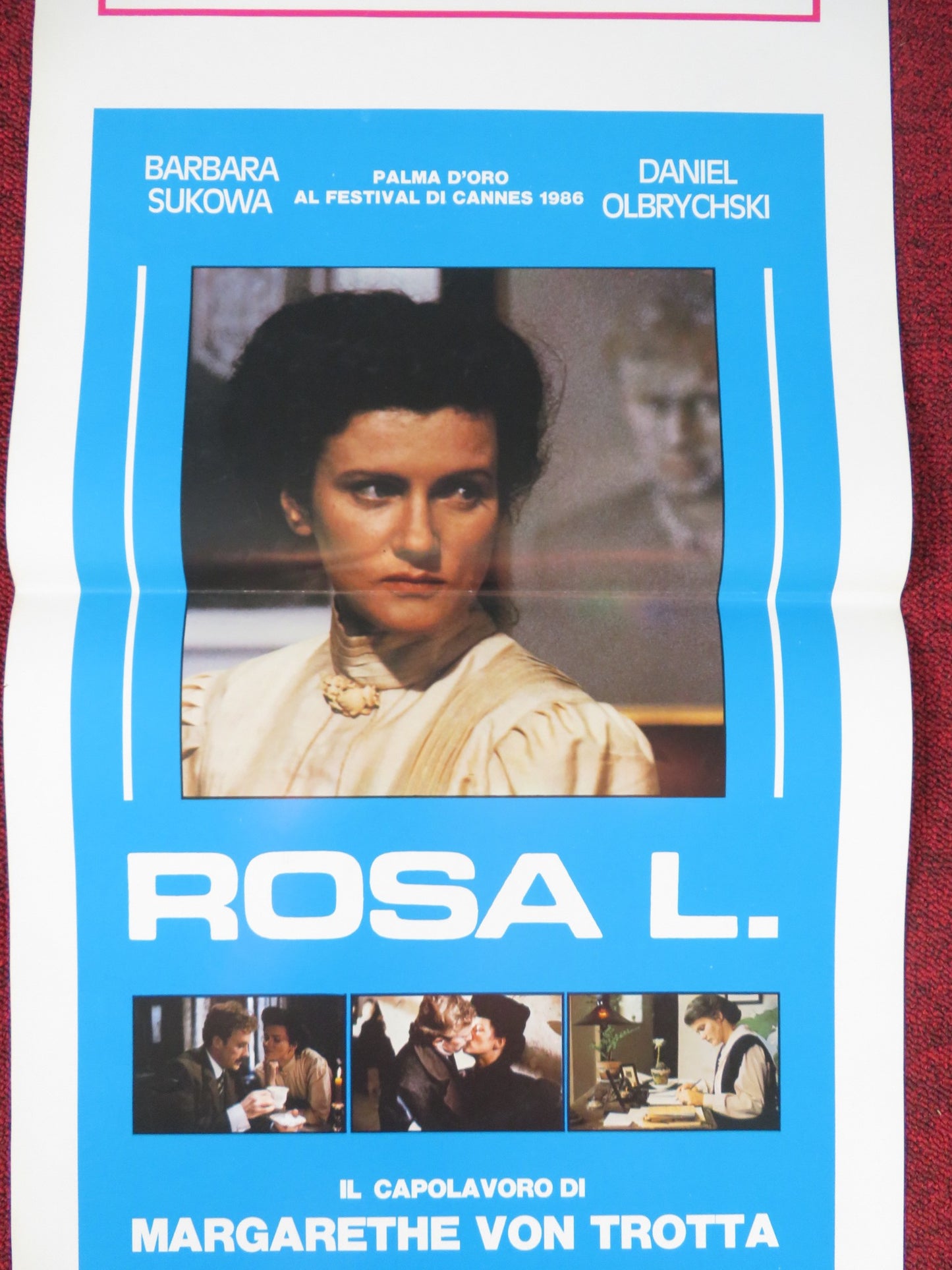 ROSA LUXEMBURG ITALIAN LOCANDINA POSTER BARBARA SUKOWA DANIEL OLBRYCHSKI 1986