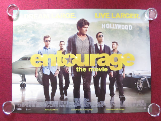 ENTOURAGE UK QUAD ROLLED POSTER KEVIN CONNOLLY ADRIAN GRENIER 2015