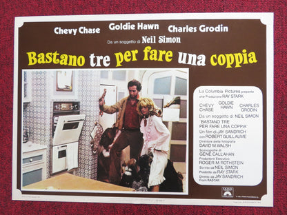 SEEMS LIKE OLD TIMES - C ITALIAN FOTOBUSTA POSTER GOLDIE HAWN CHEVY CHASE 1980