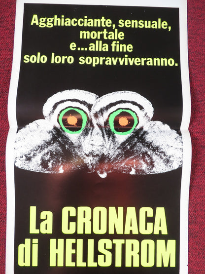 THE HELLSTROM CHRONICLE ITALIAN LOCANDINA POSTER LAWRENCE PRESSMAN 1971