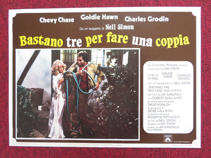 SEEMS LIKE OLD TIMES - D ITALIAN FOTOBUSTA POSTER GOLDIE HAWN CHEVY CHASE 1980