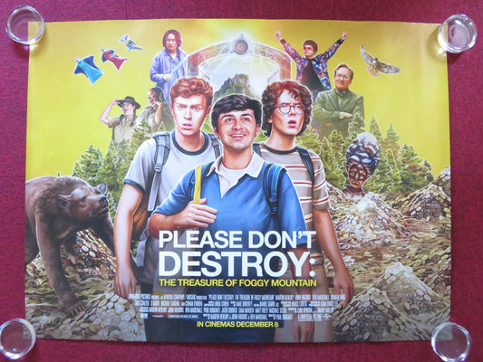 PLEASE DON'T DESTROY: THE TREASURE OF FOGGY MOUNTAIN UK QUAD ROLLED POSTER 2023