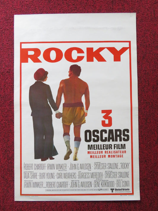 ROCKY BELGIUM POSTER SYLVESTER STALLONE 1977