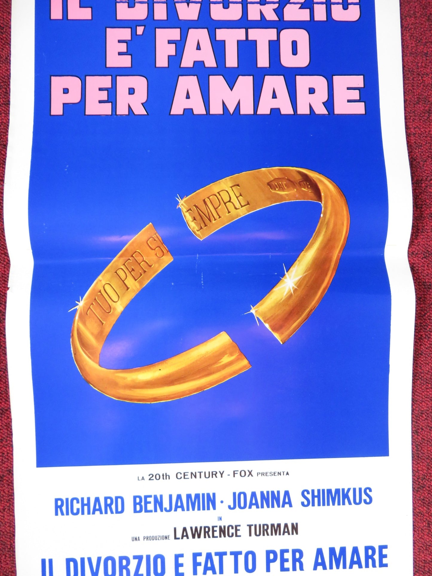 THE MARRIAGE OF A YOUNG STOCKBROKER ITALIAN LOCANDINA POSTER R. BENJAMIN 1972