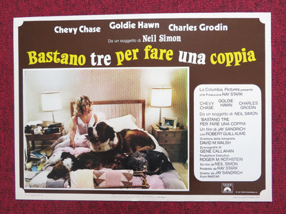 SEEMS LIKE OLD TIMES - F ITALIAN FOTOBUSTA POSTER GOLDIE HAWN CHEVY CHASE 1980