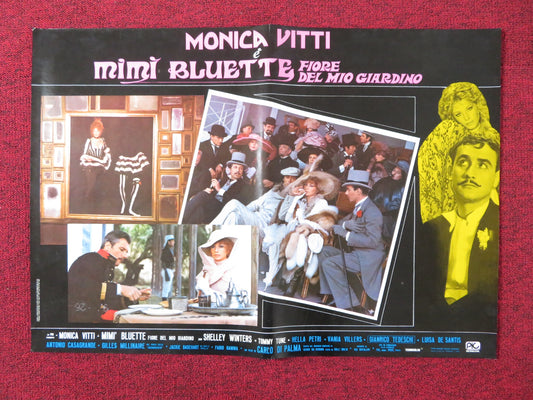 MIMI BLUETTE... FIORE DEL MIO GIARDINO  - A ITALIAN FOTOBUSTA POSTER VITTI 1976