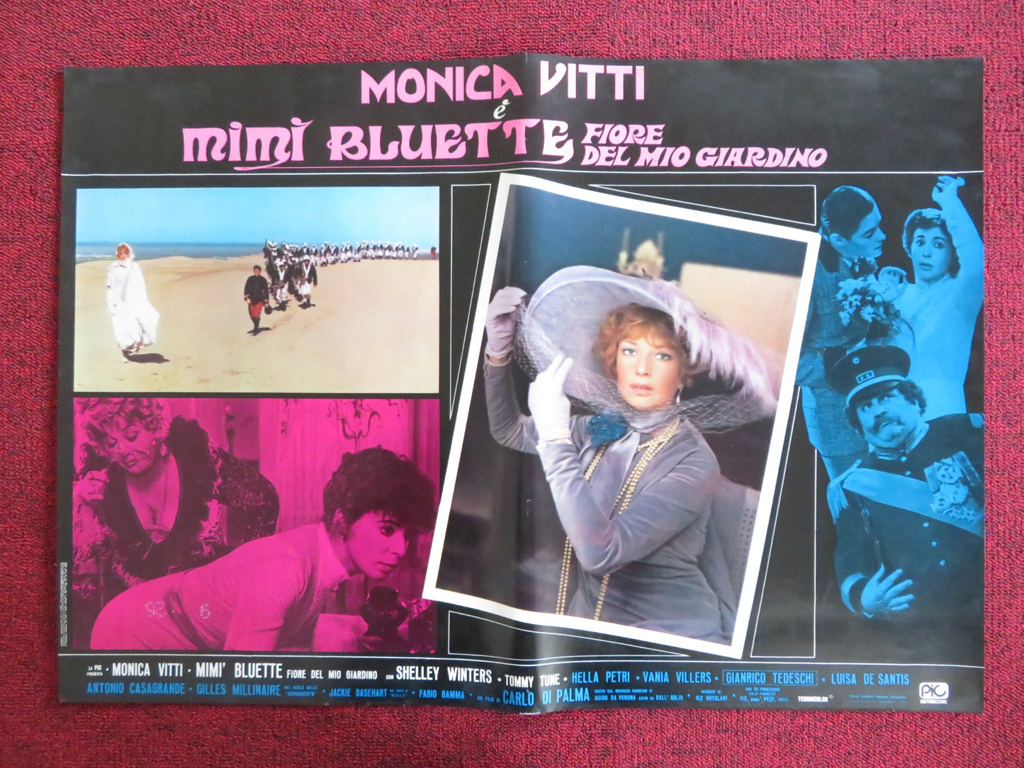 MIMI BLUETTE... FIORE DEL MIO GIARDINO  - B ITALIAN FOTOBUSTA POSTER VITTI 1976