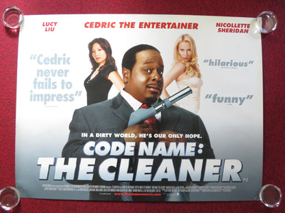 CODE NAME: THE CLEANER UK QUAD ROLLED POSTER CEDRIC THE ENTERTAINER L. LIU 2007