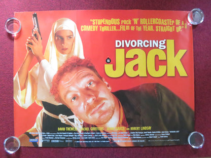 DIVORCING JACK UK QUAD ROLLED POSTER DAVID THEWLIS LAINE MEGAW 1998