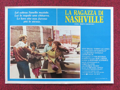 COAL MINER'S DAUGHTER - F ITALIAN FOTOBUSTA POSTER SISSY SPACEK LEE JONES 1980