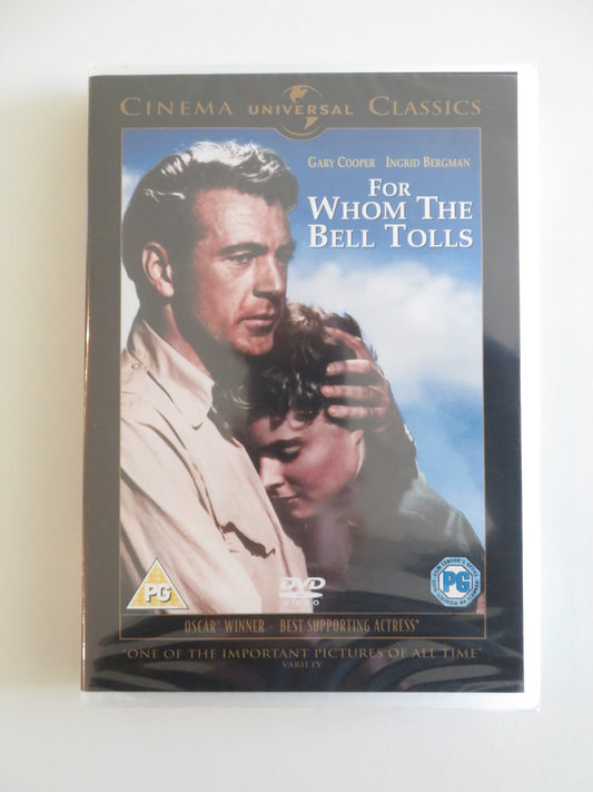 FOR WHOM THE BELL TOLLS (DVD) GARY COOPER INGRID BERGMAN 1943 REGION 2, 4, 5