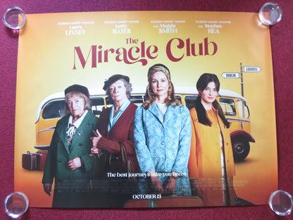 THE MIRACLE CLUB UK QUAD ROLLED POSTER MAGGIE SMITH LAURA LINNEY 2023