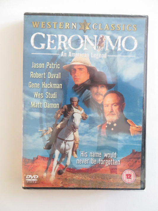 GERONIMO: AN AMERICAN LEGEND (DVD) GENE HACKMAN ROBERT DUVALL 1993 REGION 2