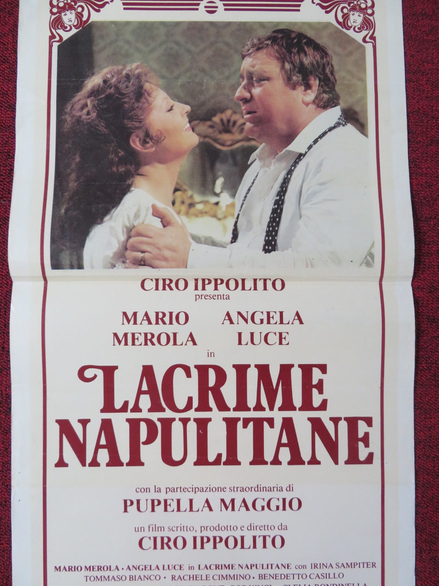 LACRIME NAPULITANE ITALIAN LOCANDINA POSTER MARIO MEROLA ANGELA LUCE 1981