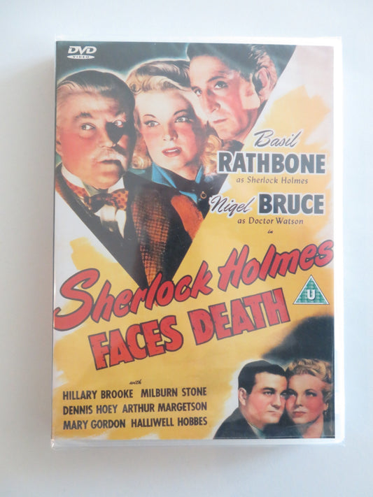 SHERLOCK HOLMES FACES DEATH (DVD) BASIL RATHBONE NIGEL BRUCE 1943 REGION ALL