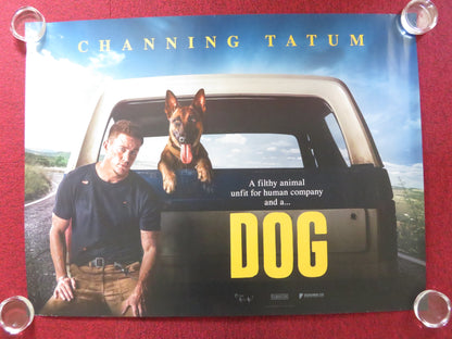 DOG UK QUAD ROLLED POSTER CHANNING TATUM RYDER MCLAUGHLIN 2022