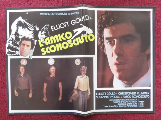 THE SILENT PARTNER - B ITALIAN FOTOBUSTA POSTER ELLIOTT GOULD PLUMMER 1978