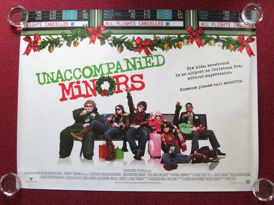 UNACCOMPANIED MINORS UK QUAD ROLLED POSTER LEWIS BLACK TYLER JAMES WILLIAMS 2006