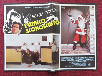 THE SILENT PARTNER - C ITALIAN FOTOBUSTA POSTER ELLIOTT GOULD PLUMMER 1978