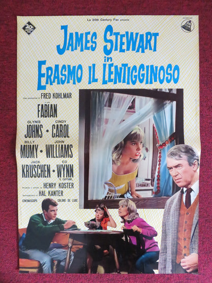 DEAR BRIGITTE - B ITALIAN FOTOBUSTA POSTER JAMES STEWART GLYNIS JOHNS 1965