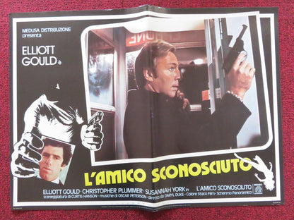 THE SILENT PARTNER - E ITALIAN FOTOBUSTA POSTER ELLIOTT GOULD PLUMMER 1978