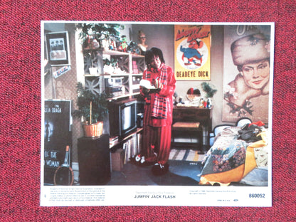 JUMPIN' JACK FLASH - 8  LOBBY CARD- WHOOPI GOLDBERG STEPHEN COLLINS 1986