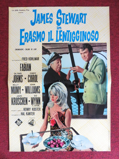 DEAR BRIGITTE - E ITALIAN FOTOBUSTA POSTER JAMES STEWART GLYNIS JOHNS 1965