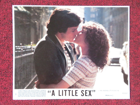 A LITTLE SEX- 1  LOBBY CARD TIM  MATHESON  KATE CAPSHAW 1982