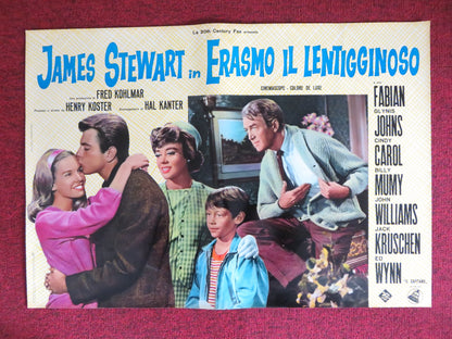 DEAR BRIGITTE - H ITALIAN FOTOBUSTA POSTER JAMES STEWART GLYNIS JOHNS 1965