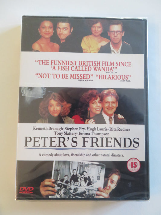 PETER'S FRIENDS (DVD) HUGH LAURIE STEPHEN FRY 1992 REGION 2