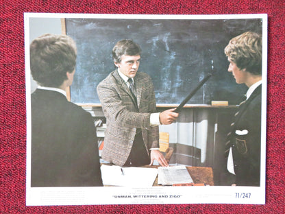 UNMAN, WITTERING AND ZIGO LOBBY CARD DAVID HEMMINGS  DOUGLAS  WILMER 1971