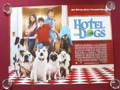 HOTEL FOR DOGS UK QUAD ROLLED POSTER EMMA ROBERTS DON CHEADLE 2009