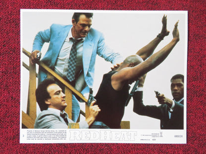 REDHEAT -3  LOBBY CARD ARNOLD SCHWARZENGGER JIM BELUSHI 1988