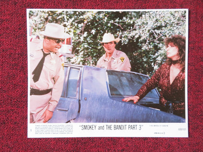 SMOKEY AND THE BANDIT PART 3 -1 LOBBY CARD JACKIE GLEESON  JERRY REED 1983