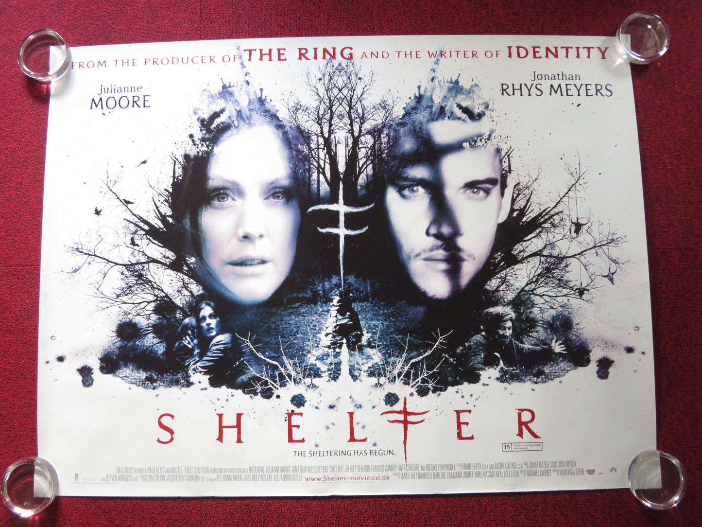 SHELTER / 6 SOULS UK QUAD ROLLED POSTER JULIANNE MOORE JONATHAN RHYS MEYER 2010