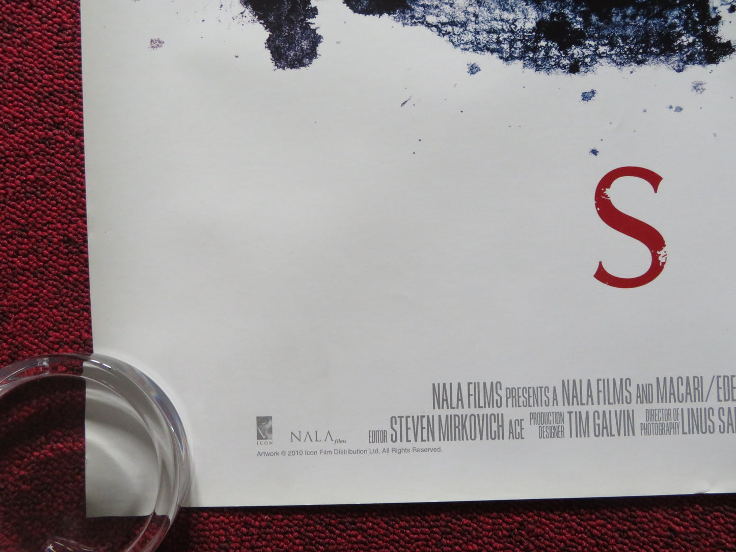 SHELTER / 6 SOULS UK QUAD ROLLED POSTER JULIANNE MOORE JONATHAN RHYS MEYER 2010