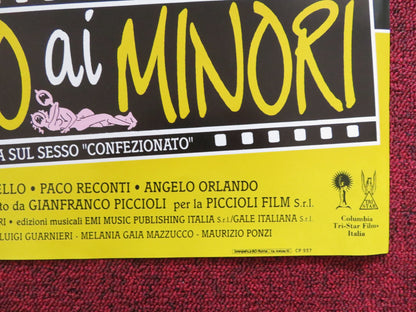 VIETATO AI MINORI - E ITALIAN FOTOBUSTA POSTER ALESSANDRO HABER VALENTINI 1992